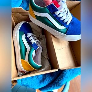 TODDLER old skool multi colored sneakers size 11C